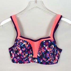 Panache Full Busted Underwire Padded Bra 36C Coral